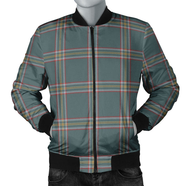 Crichton (Creighton) Weathered Clan Badge Tartan Bomber Jacket