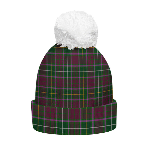 Crosbie Clan Badge Tartan Bobble Beanie Hat