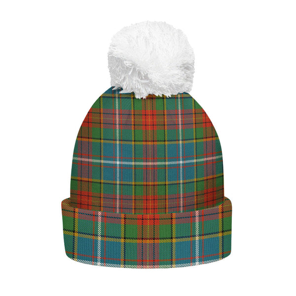 Crozier Ancient Clan Badge Tartan Bobble Beanie Hat