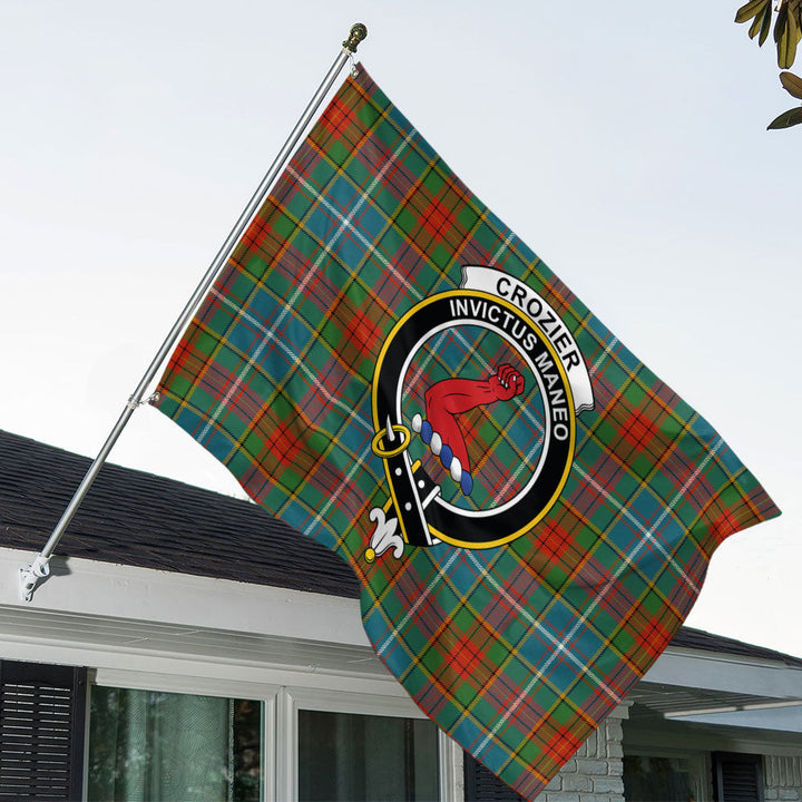 Crozier Ancient Clan Badge Tartan House Flag