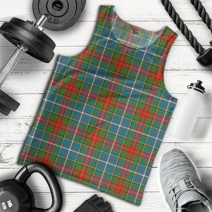 Crozier Ancient Clan Badge Tartan Men Tank Top