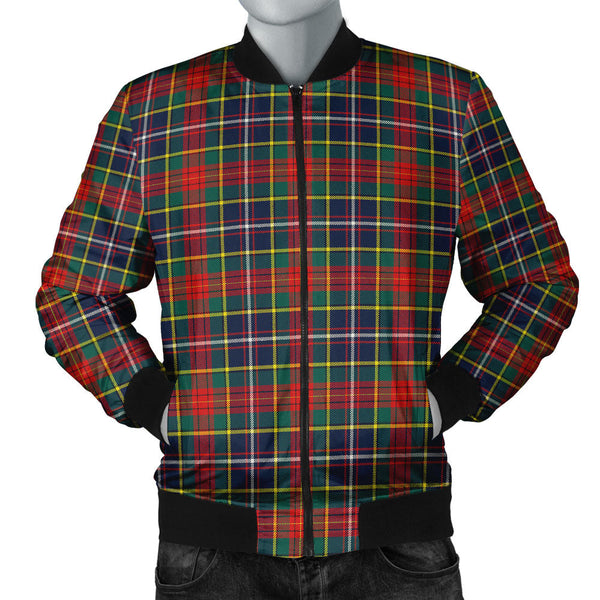 Crozier Modern Clan Badge Tartan Bomber Jacket