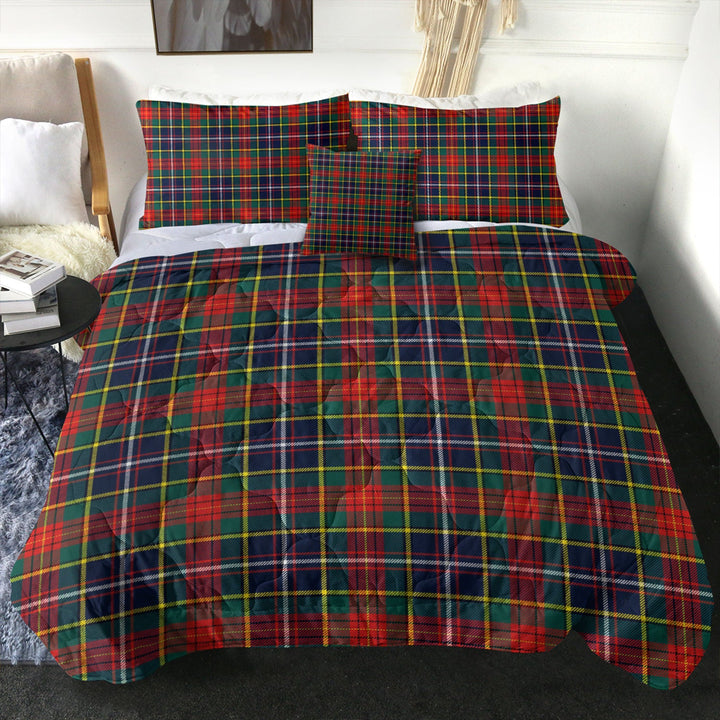 Crozier Modern Clan Badge Tartan Comforter