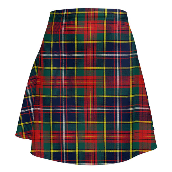 Crozier Modern Clan Badge Tartan Flared Skirt