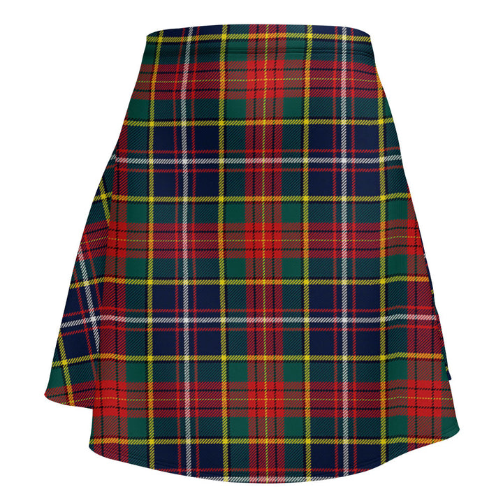 Crozier Modern Clan Badge Tartan Flared Skirt