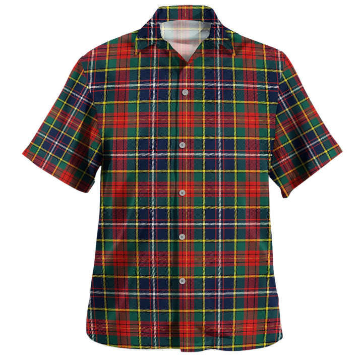 Crozier Modern Clan Badge Tartan Hawaiian Shirt