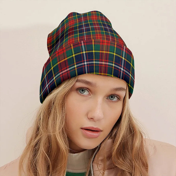 Crozier Modern Clan Badge Tartan Knitted Beanie