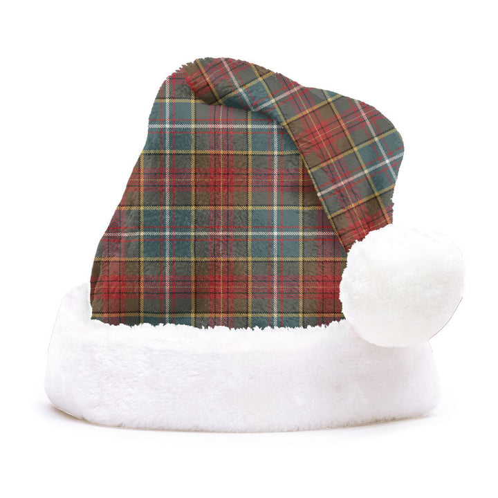 Crozier Weathered Clan Badge Tartan Plush Christmas Hat