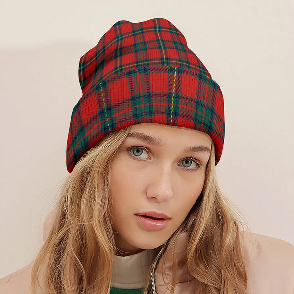 Cruikshank Modern Clan Badge Tartan Knitted Beanie