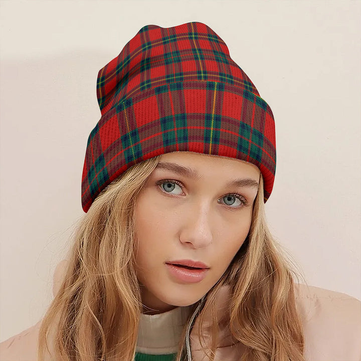 Cruikshank Modern Clan Badge Tartan Knitted Beanie