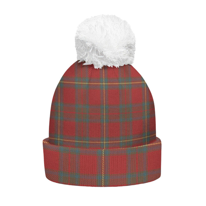 Cruikshank Weathered Clan Badge Tartan Bobble Beanie Hat