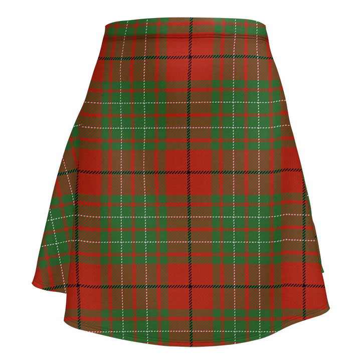 Cumming Ancient Clan Badge Tartan Flared Skirt