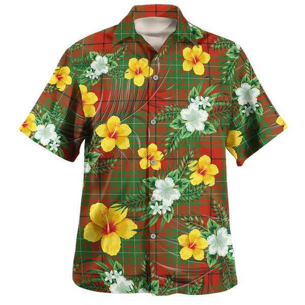 Cumming Ancient Clan Badge Tartan Hawaiian Shirt Summer Vibes Style
