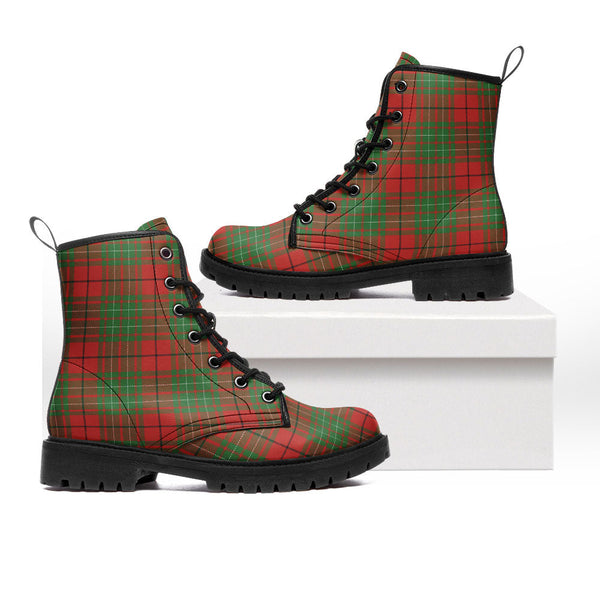 Cumming Ancient Clan Badge Tartan Leather Boots