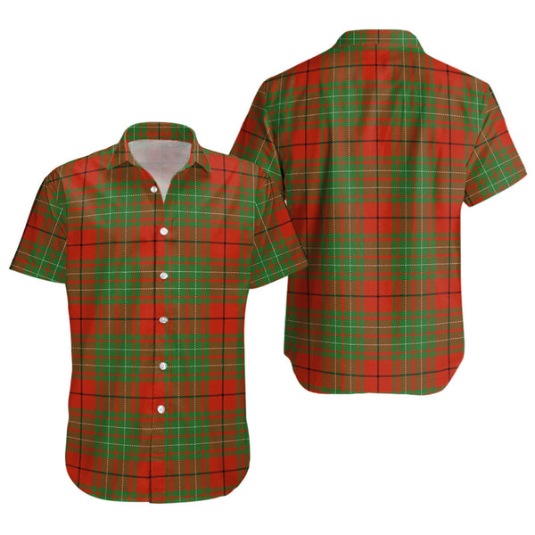 Cumming Ancient Clan Badge Tartan Short Sleeve Shirt