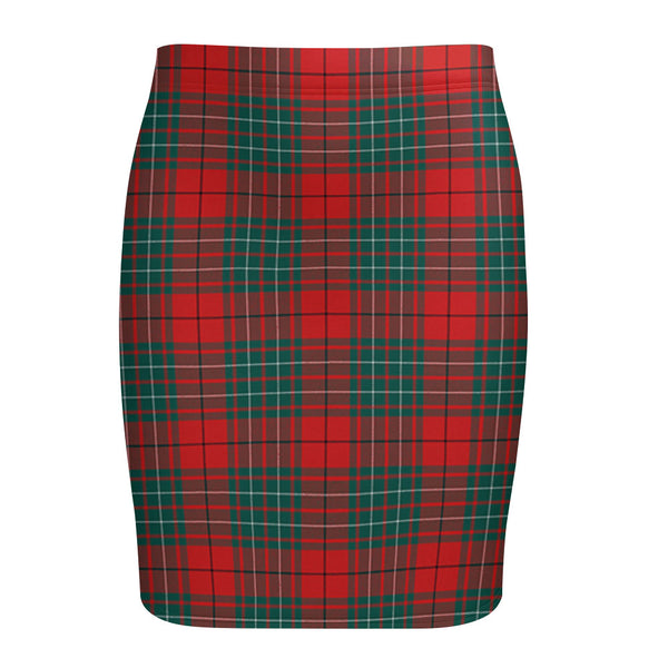 Cumming Modern Tartan Fitted Skirt