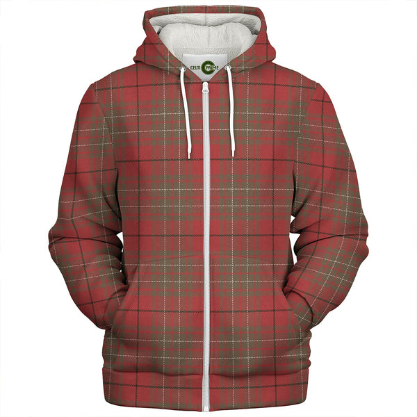 Cumming Weathered Clan Badge Tartan Sherpa Hoodie