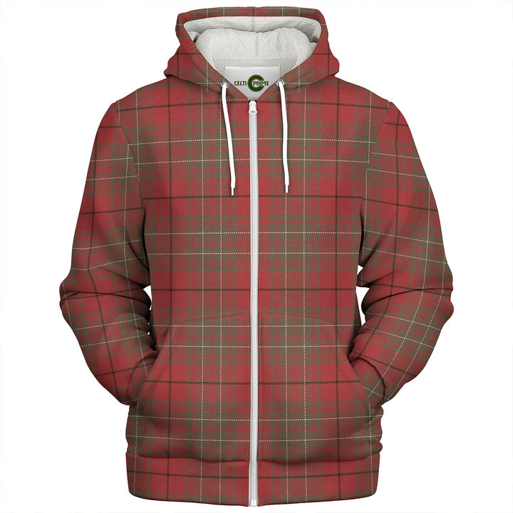 Cumming Weathered Clan Badge Tartan Sherpa Hoodie
