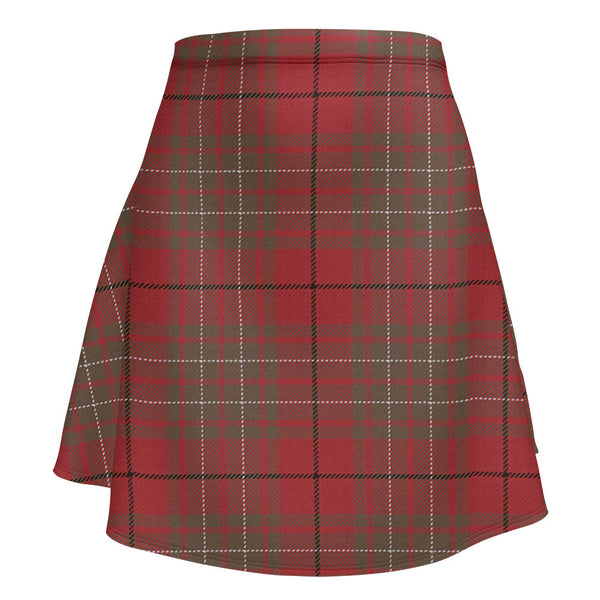 Cumming Weathered Clan Badge Tartan Flared Skirt