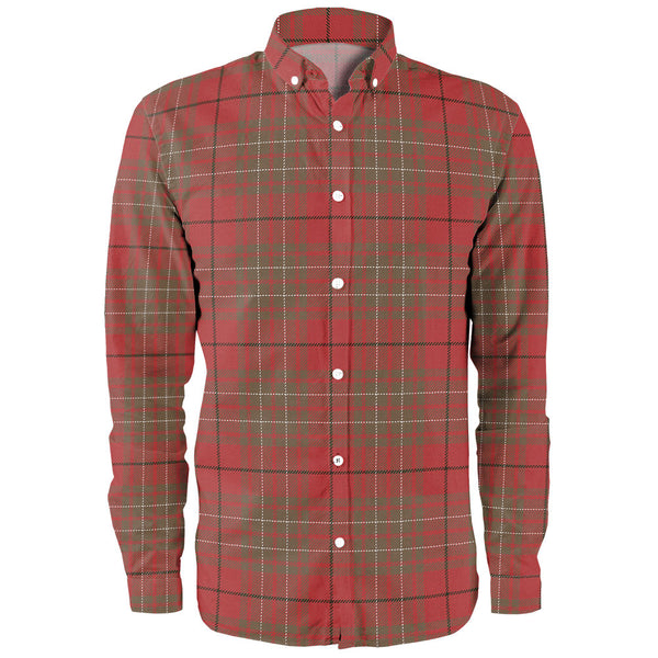 Cumming Weathered Clan Badge Tartan Long Sleeve Shirt