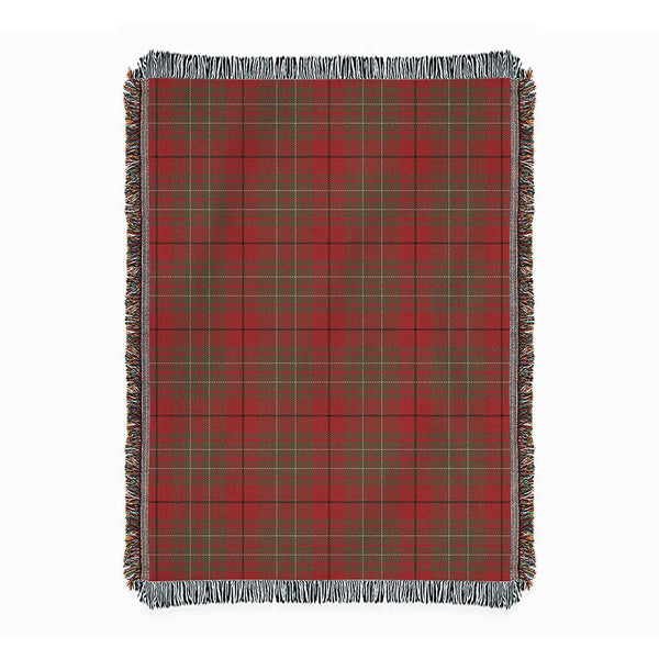 Cumming Weathered Clan Badge Tartan Woven Blanket