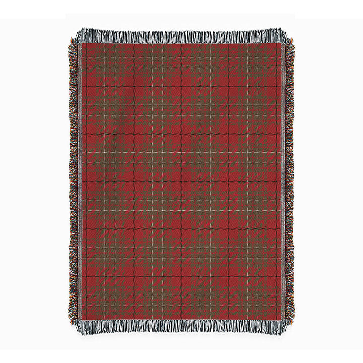 Cumming Weathered Clan Badge Tartan Woven Blanket
