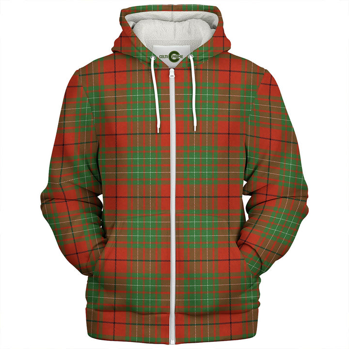 Cumming (MacAulay #2) Ancient Clan Badge Tartan Sherpa Hoodie