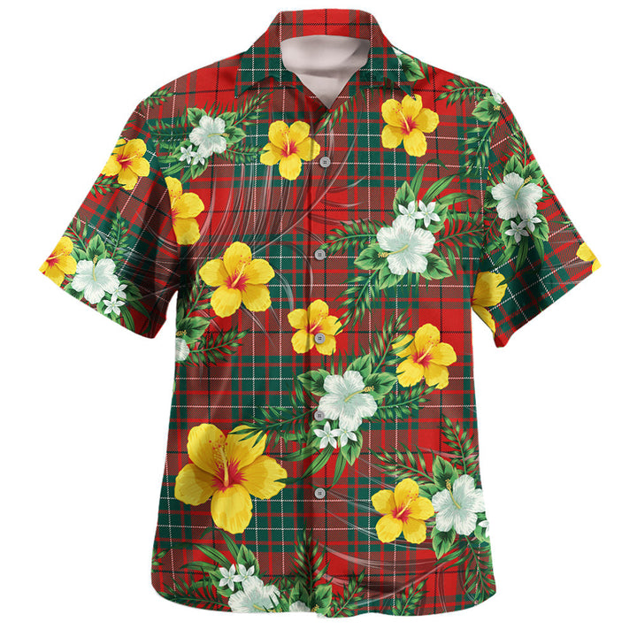 Cumming (MacAulay #2) Modern Clan Badge Tartan Hawaiian Shirt Summer Vibes Style