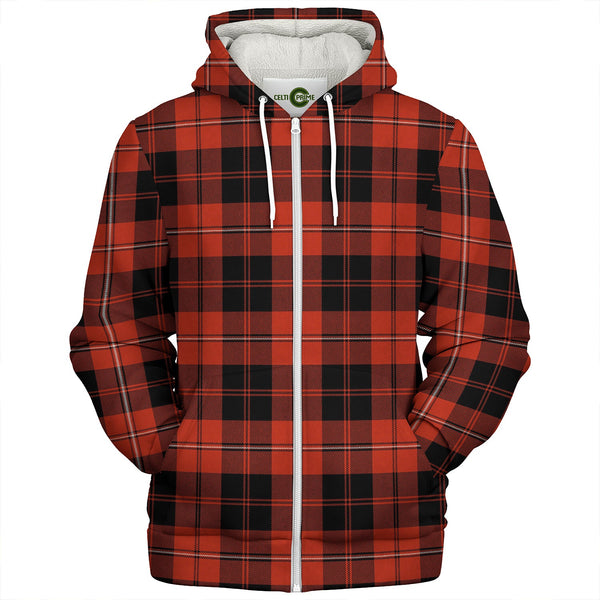 Cunningham Ancient Clan Badge Tartan Sherpa Hoodie