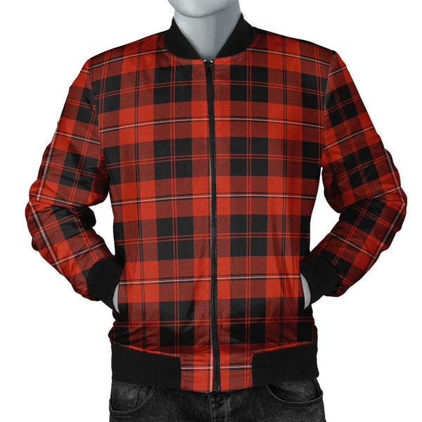 Cunningham Ancient Clan Badge Tartan Bomber Jacket