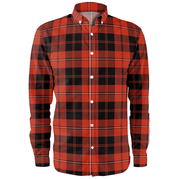 Cunningham Ancient Clan Badge Tartan Long Sleeve Shirt
