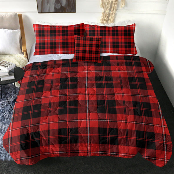 Cunningham Modern Clan Badge Tartan Comforter