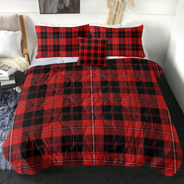 Cunningham Modern Clan Badge Tartan Comforter