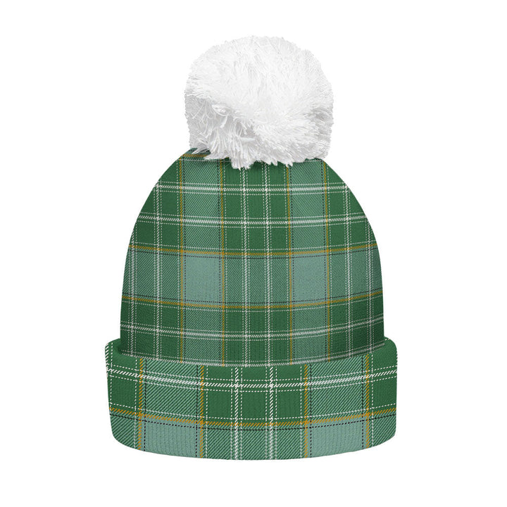 Currie Ancient Clan Badge Tartan Bobble Beanie Hat