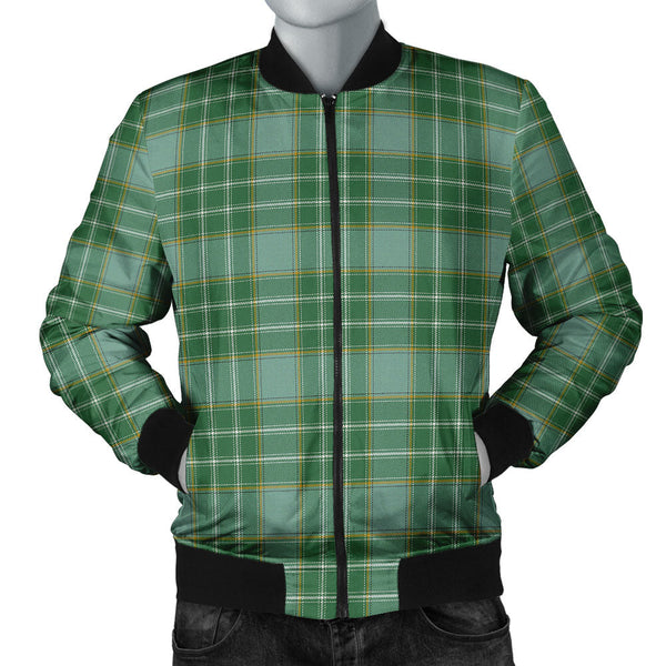 Currie Ancient Clan Badge Tartan Bomber Jacket