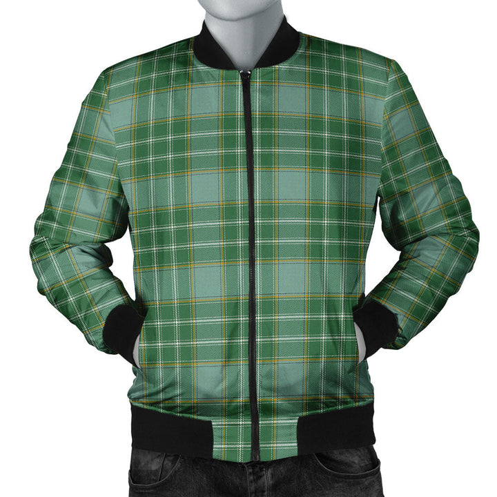 Currie Ancient Clan Badge Tartan Bomber Jacket