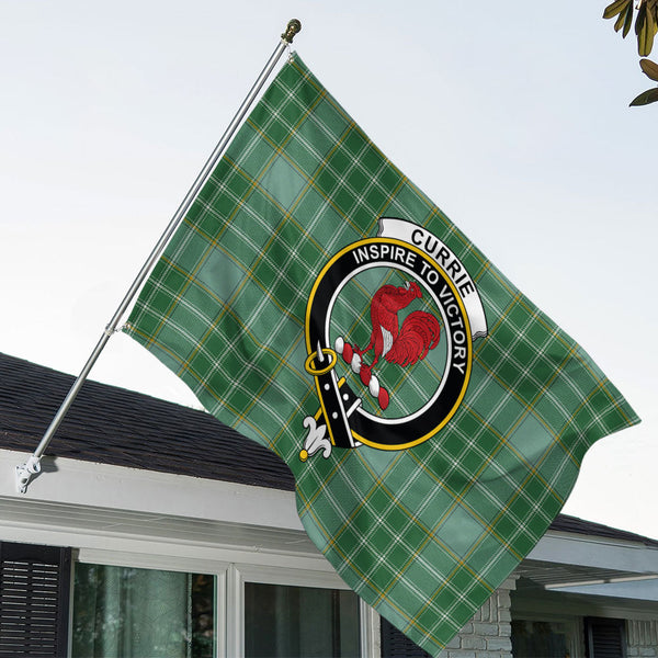 Currie Ancient Clan Badge Tartan House Flag