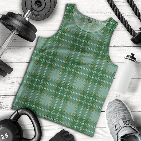 Currie Ancient Clan Badge Tartan Men Tank Top
