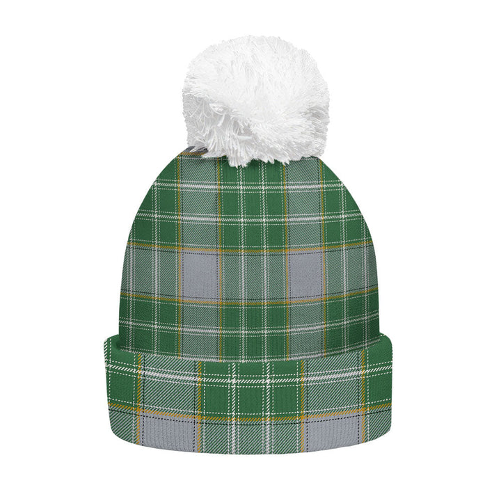 Currie Modern Clan Badge Tartan Bobble Beanie Hat