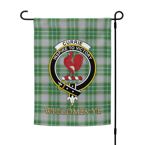 Currie Modern Clan Badge Tartan Garden Flag