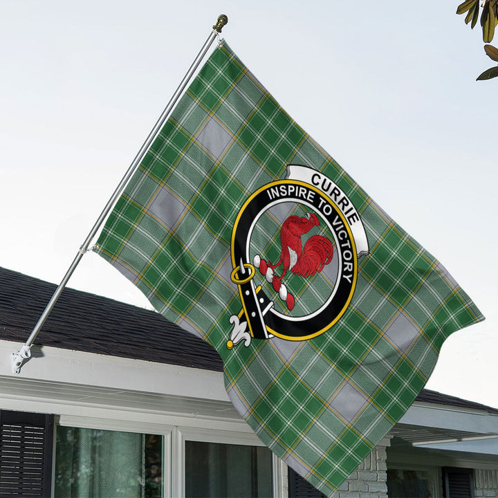 Currie Modern Clan Badge Tartan House Flag