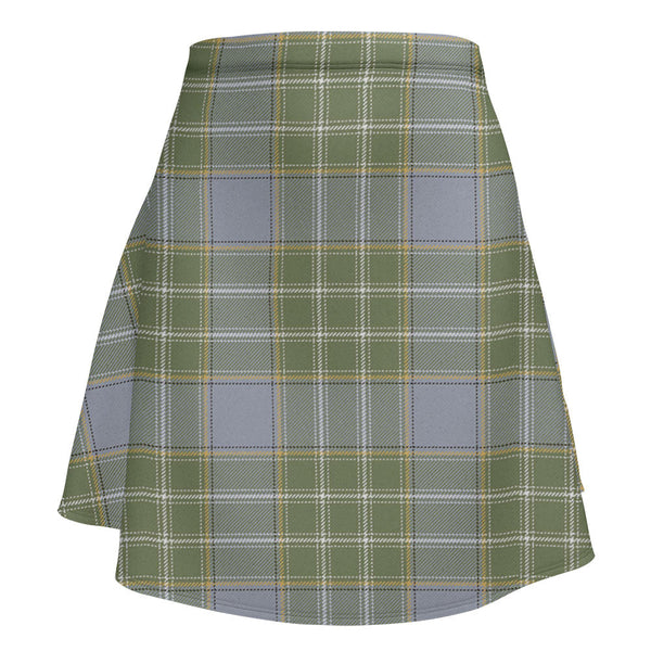 Currie Weathered Clan Badge Tartan Flared Skirt