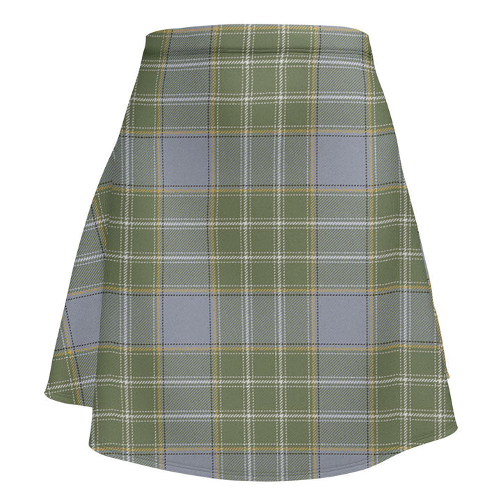 Currie Weathered Clan Badge Tartan Flared Skirt