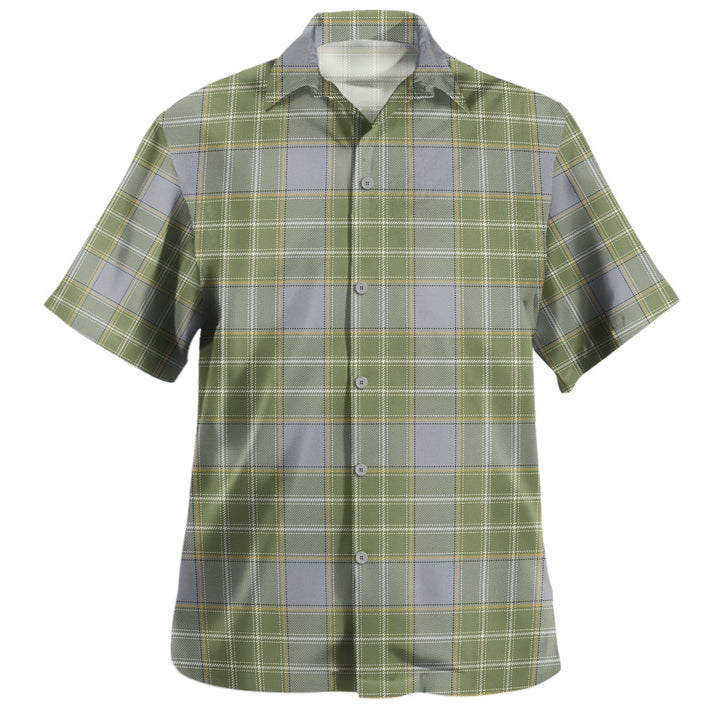 Currie Weathered Clan Badge Tartan Hawaiian Shirt