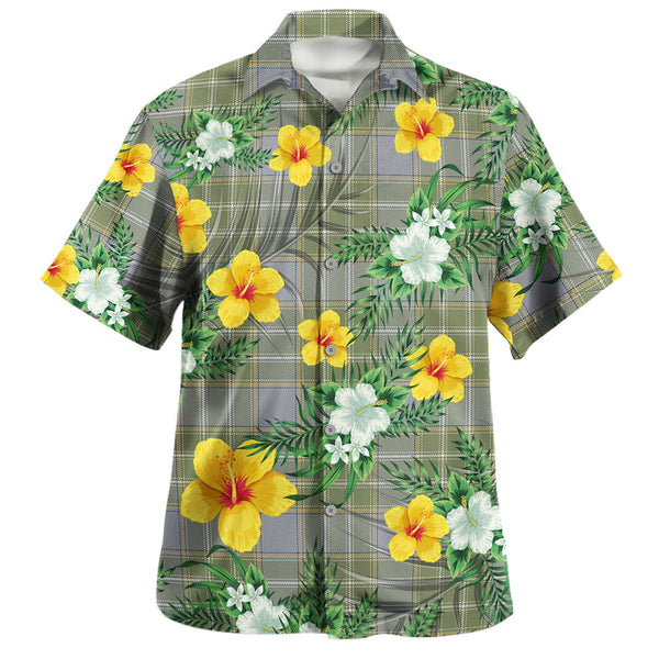 Currie Weathered Clan Badge Tartan Hawaiian Shirt Summer Vibes Style