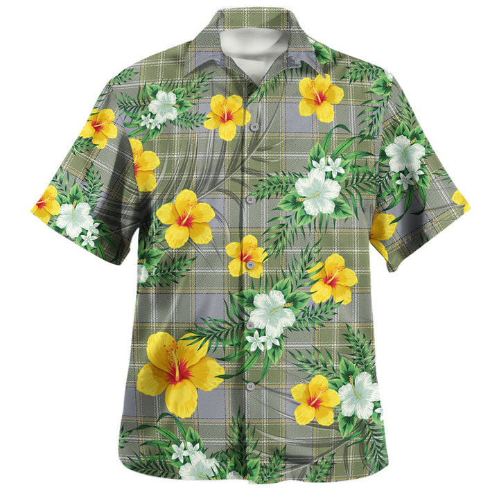 Currie Weathered Clan Badge Tartan Hawaiian Shirt Summer Vibes Style