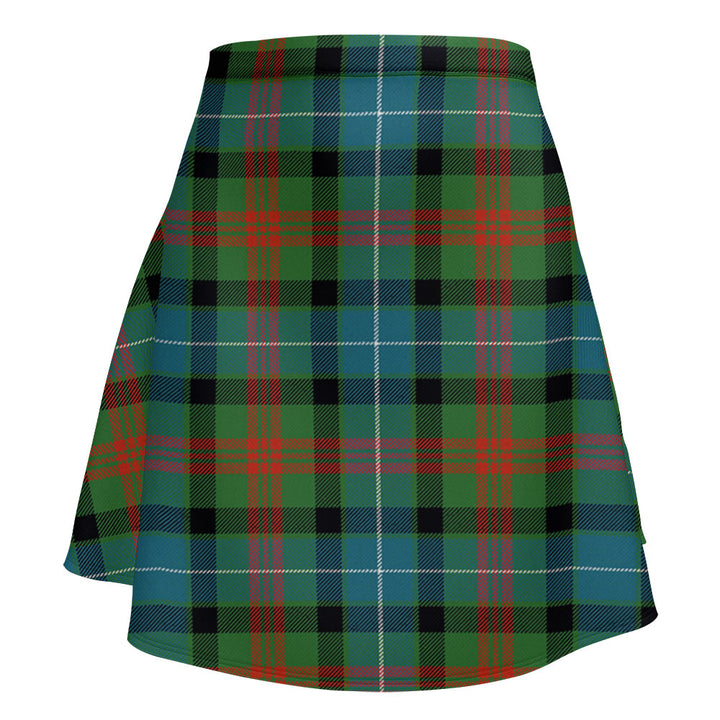Curry (Currie) Ancient Clan Badge Tartan Flared Skirt