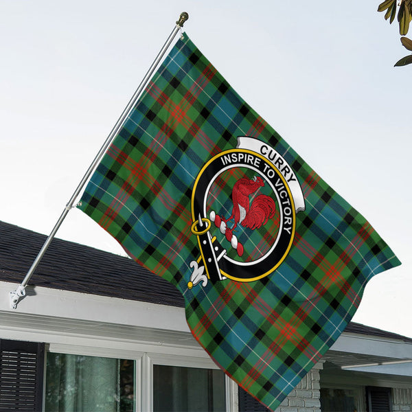 Curry (Currie) Ancient Clan Badge Tartan House Flag