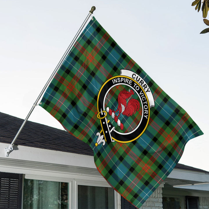 Curry (Currie) Ancient Clan Badge Tartan House Flag