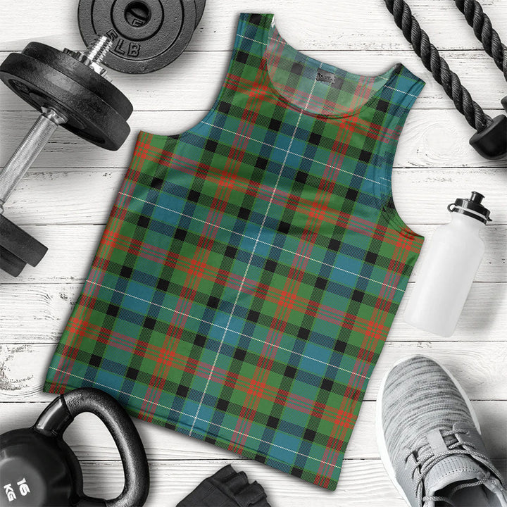 Curry (Currie) Ancient Clan Badge Tartan Men Tank Top